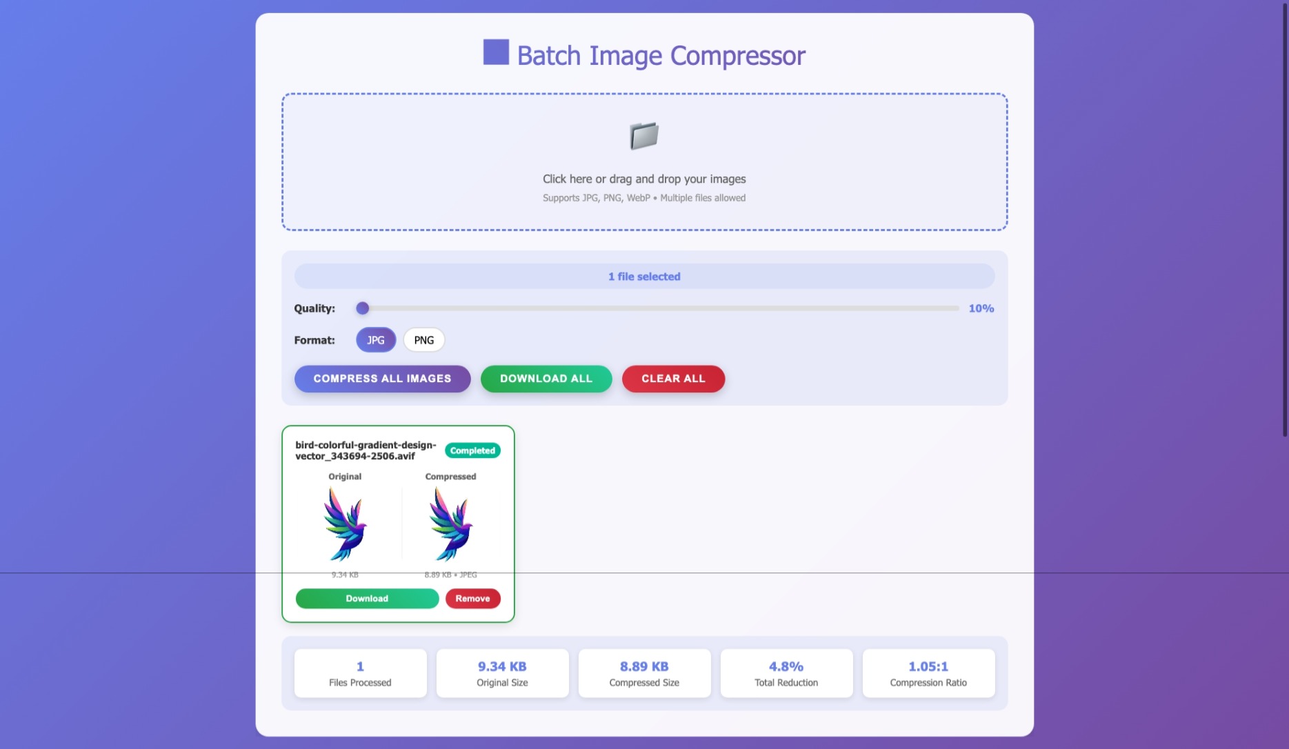 Image Compressor Thumbnail